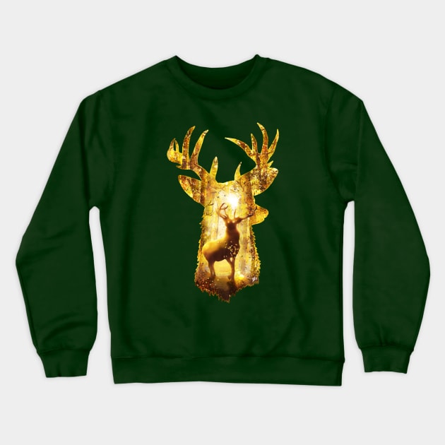 Deer's Woods Crewneck Sweatshirt by DVerissimo